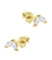 Gorgeous CZ Stone Silver Stud Earring STS-6271